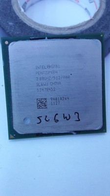 Intel  Pentium  4 Processor 2,80 GHz, 512K Cache, 800 MHz FSB PGA 478 SL6WJ