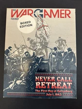 The War Gamer Never Call Retreat Gettysburg 1963 Boxed Edition Board Game