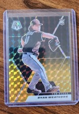2021 Panini Mosaic Black GOLD Mosaic Ryan Weathers #7/8 #262 YANKEES