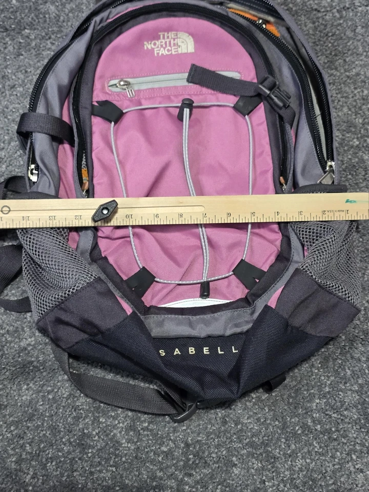 The North Face Isabella Womens Backpack Purple Gray One Size Daypack Travel - Image 4 of 4