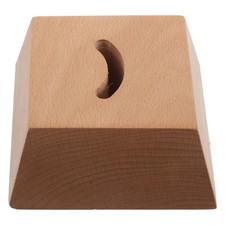 Solid Wood Shoehorn Base Stand Organizer Wooden Hallway Holder for Entryway