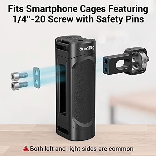 Poignée Latérale pour Smartphone Cage Téléphone Video Rig Léger avec 1/4 Filets - - Photo 7 sur 7