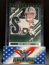 2025 Panini Donruss Elite - Spellbound Brock Bowers #25 Green