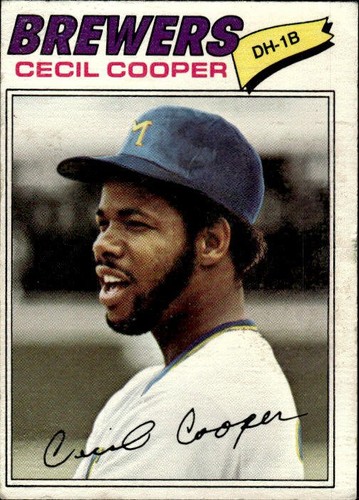 Cecil Cooper #102 1977 O Pee Chee card