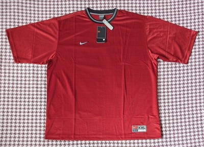 Brandneu mit Etikett 2000er Nike Team Fußballtrikot Vorlage. XXL. Eingetütet! Y2K/Deadstock/Vintage