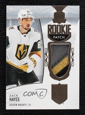 2022-23 Upper Deck The Cup Rookie Patch 90/249 Zack Hayes #159 Patch 1pa2