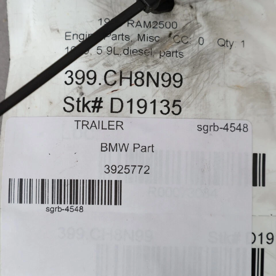 1994-2001 Dodge Ram 2500 3500 5.9 Cummins Engine Oil Pan 3925772 OEM Used Foto 4 de 4