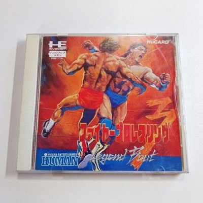 Fire Pro Wrestling 3 Legend Bout PC Engine HuCard Gebraucht Japanisch Version...