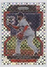 2022 Panini Prizm Tier II Power Plaid Prizm 49/75 Jack Lopez #207 s5j