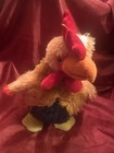 Sound N Light Rooster Animatronic Stuffed Animal Plush Brown Red Blue Yellow — photo 1