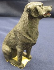ENCORE GROUP BLACK LABRADOR FIGURINE HAND PAINTED LIFE-LIKE DOG DETAILED RESIN