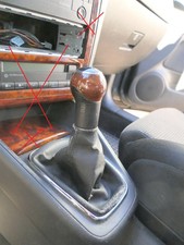 Golf 4 Bora Schaltknauf Schaltsack schwarz TDI Holz Dekor wurzelnuss klein