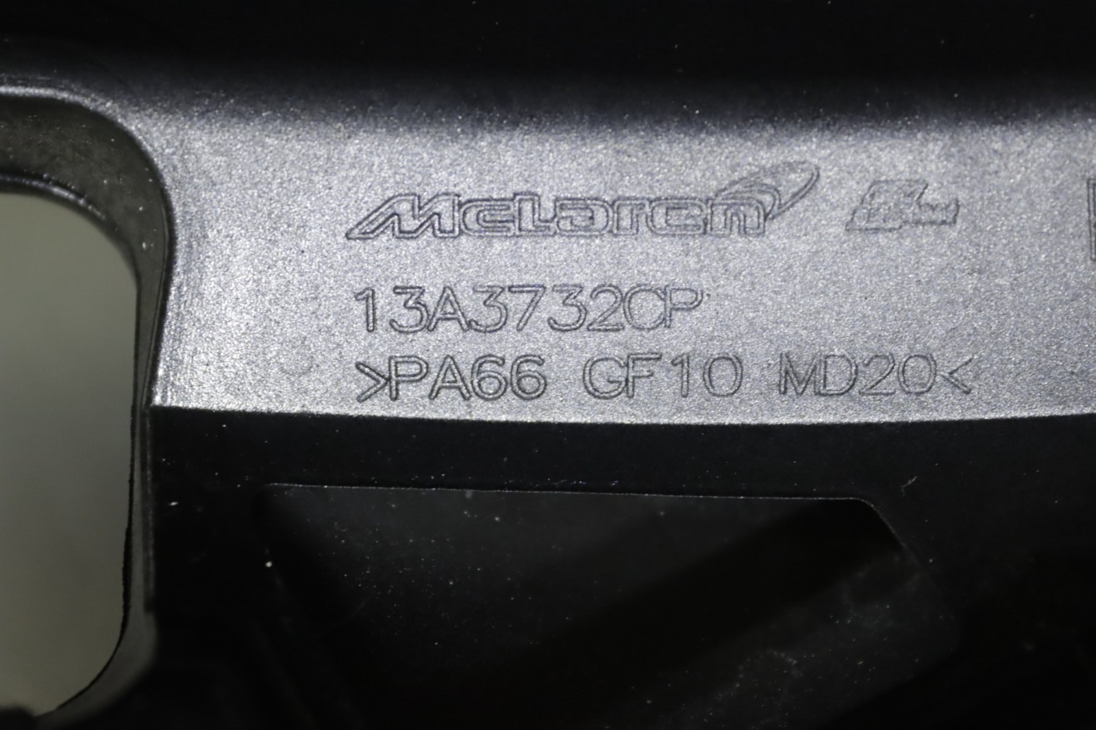McLaren 570S Rear Bumper Upper Wing Trim Panel 13A7246SP 2016 - 2021 OEM