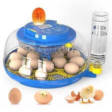 Incubator for Hatching Eggs-18 Egg Incubator with Automatic Egg Turning and H...