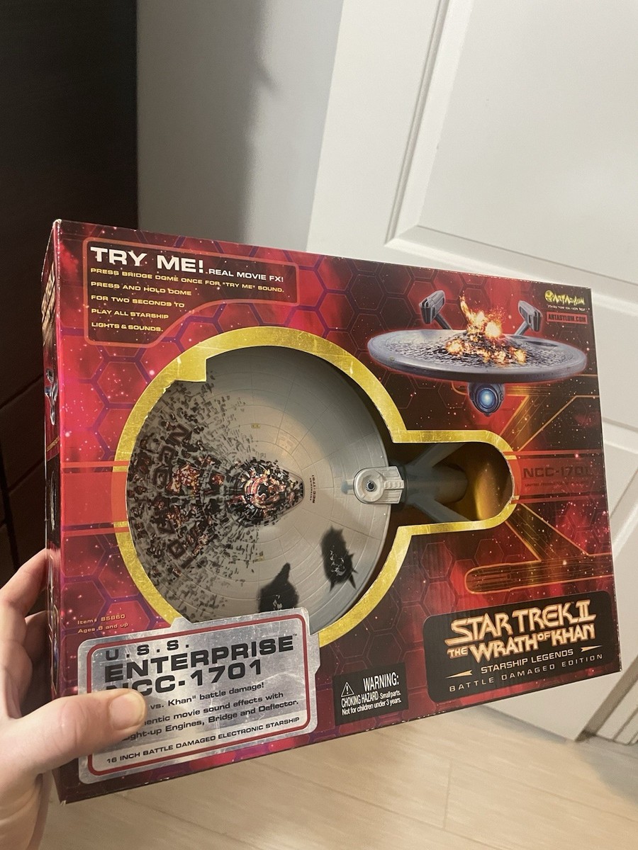 Art Asylum Star Trek Wrath Of Khan USS Enterprise NCC-1701 | eBay
