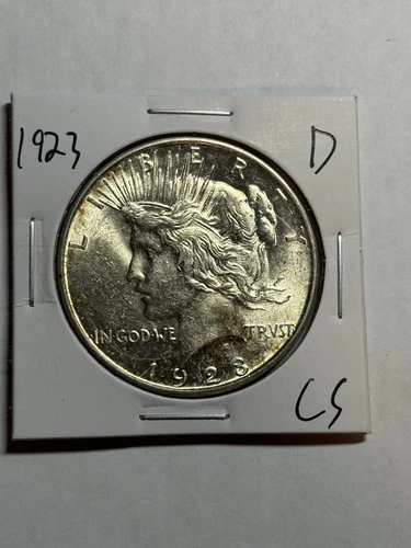 1923-D Peace Dollar — photo from the most recent tracked eBay sale