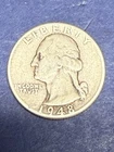 1948-D Washington Silver Quarter. In Good To Very Good  Condition