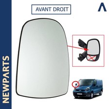 Glace de rétroviseur Nissan PRIMASTAR