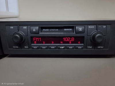 Original Autoradio Radio  AUDI A3 S3 8P A4 B6 B7 Chorus  8E0 035 152 GRUNDIG