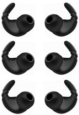 Anti Slip Earhook Tips Compatible with Beats Studio Buds, 3 Pairs Anti-Slip A...