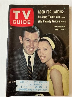 TV Guide June 27 1964 Johnny Carson Ken Curtis Inger Stevens Negro In TV