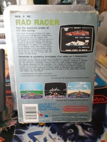 Jeu Rad Racer   Nintendo Nes en boite   Originale FRA 