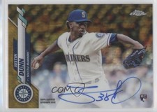 2020 Topps Chrome Rookie Auto Gold Refractor 49/50 Justin Dunn #RA-JD Auto 0b5f