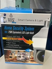sight bulb Security Camera with 80 Watt Equivalent LED Light