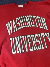 VTG Champion Reverse Weave WarmUp Sweatshirt Men's L USA Washington University