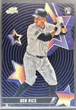 BEN RICE - 2025 Topps Chrome Cosmic Starfractor BLACK Refractor #5/10 (RC)