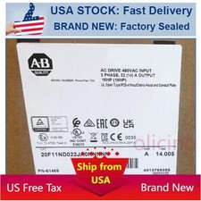 ALLEN BRADLEY 20F11ND022JA0NNNNN PowerFlex Air Cooled 753 AC Drive FREE SHIP