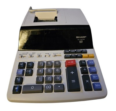 Sharp Calculator  EL-1997P III 12 Digit Electronic Business Printing Large Works