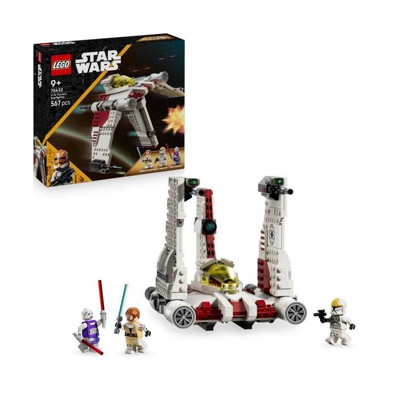 LEGO Star Wars 75432 Chasseur V-19 Torrent résout le manque d'espace avec son mode atterrissage