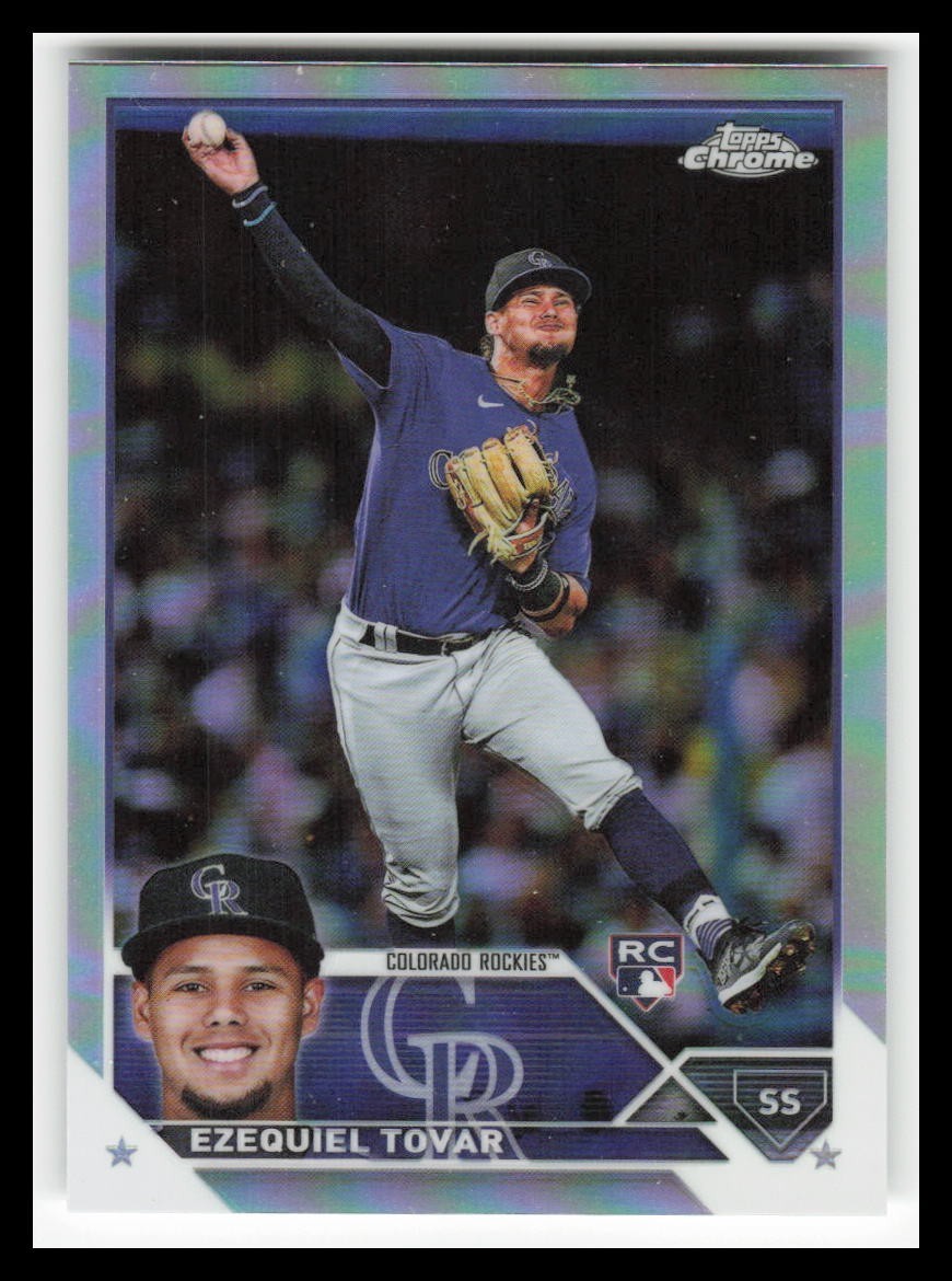 2023 Topps Chrome Refractors #106 Ezequiel Tovar