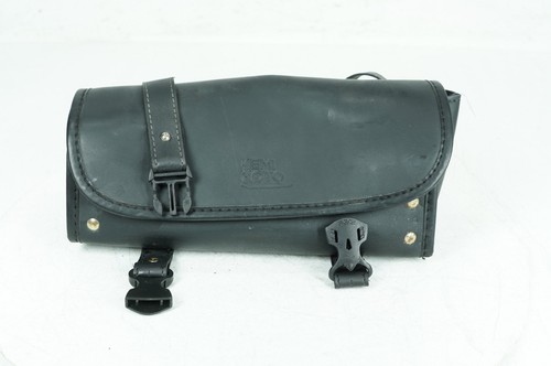 2015 Harley Dyna FXDB Street Bob Front Onboard Tool Bag Leather Storage Kemimoto