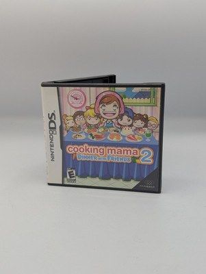 Cooking Mama 2 Dinner With Friends Nintendo DS CIB Complete Tested