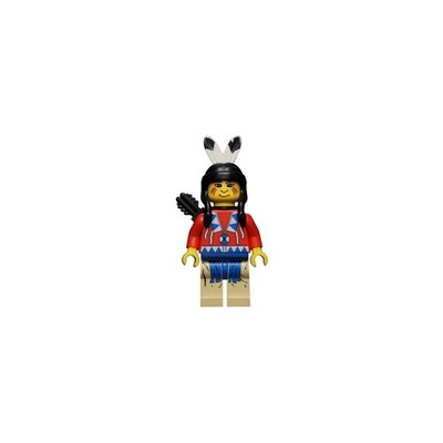 LEGO  Minifig ww014 - Indian 2 - Black Quiver