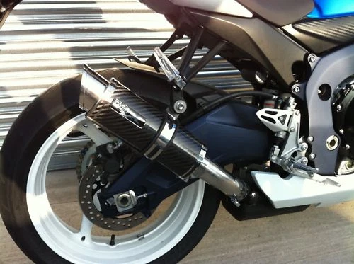 Suzuki GSXR 600 750 L1 L2 2011 2012 Moto GP Carbon Exhaust Can Road Legal