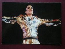 POSTCARD MUSICIANS L6-13 MICHAEL JACKSON - CRUCFIX POSE