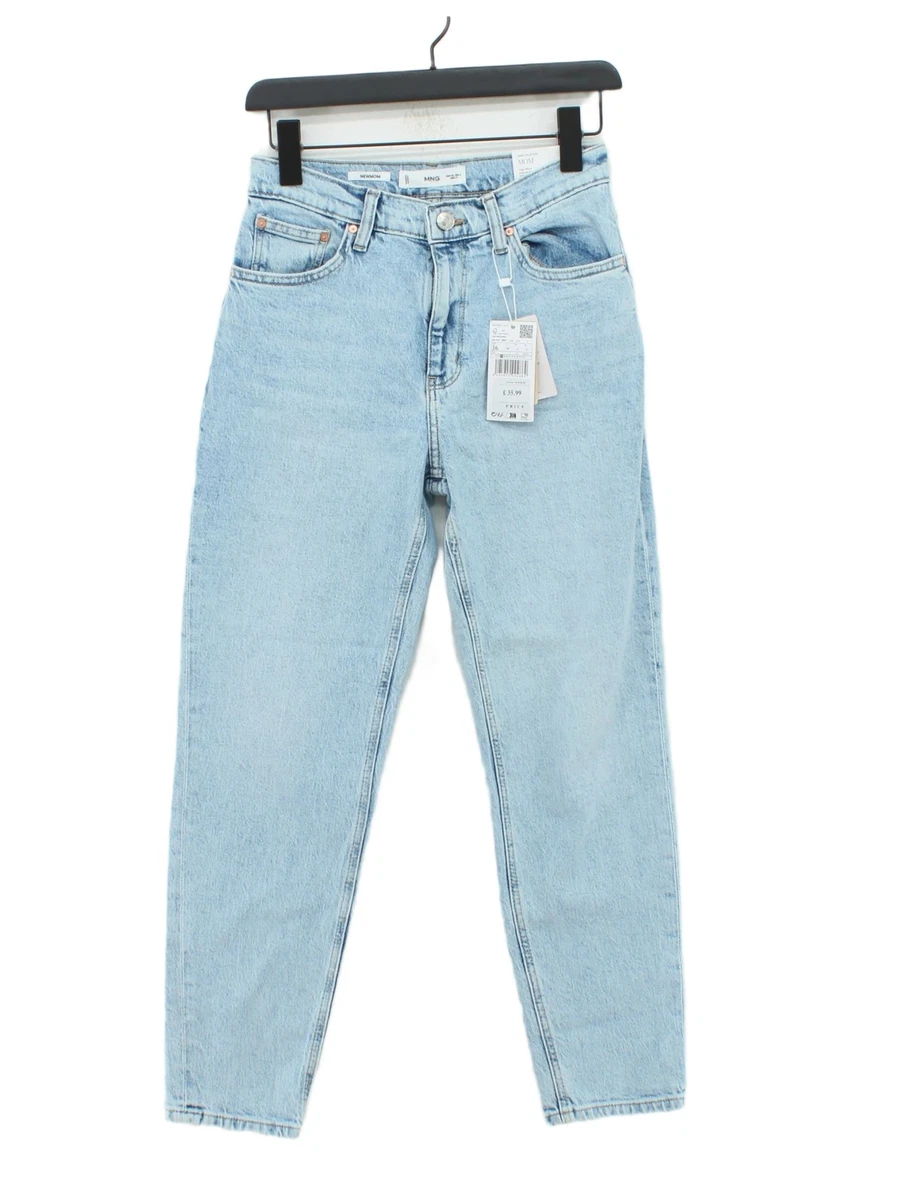 MNG Womenu0026#039;s Jeans UK 8 Blue 100% Cotton Straight | eBay