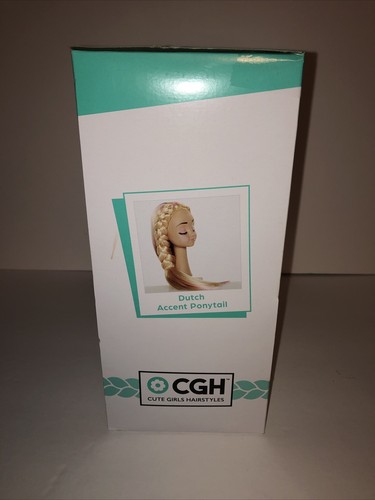 CGH Cute Girls Hairstyles! Styling Head - Straight Blonde Hair Doll - Picture 4 of 5