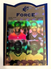 Case Hit SSP 1:950 odds! JERRY RICE 1996 SPx Force