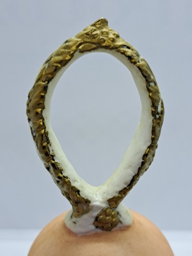 Vintage 1980 RR Roman Bisque Porcelain Bell with Madonna Mary Jesus Christmas - Picture 3 of 10