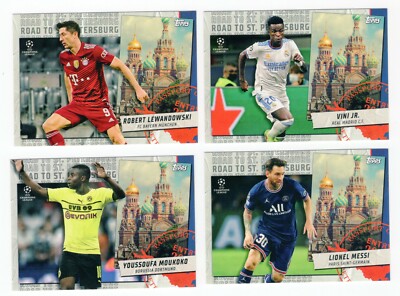2021-22 Topps UEFA ROAD TO ST PETERSBURG Insert - Complete Your Set ~ You Pick!