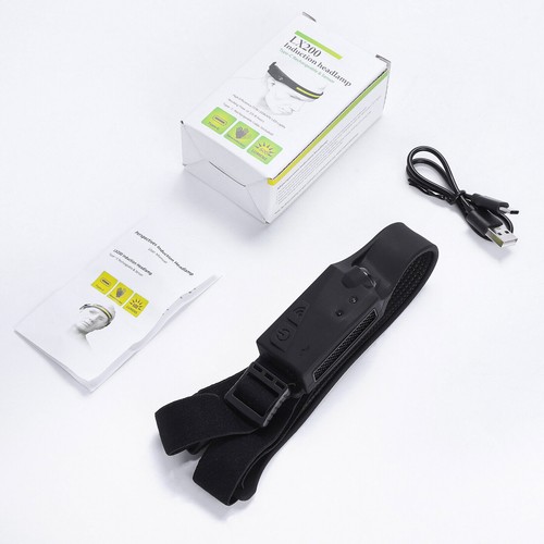 2PACK Faro COB LED Ricaricabile Torcia Lavoro Barra Luminosa Fascia USB - Foto 11 di 11