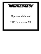 Winnebago 1993 Sundancer 500 Itasca Motor Home Owners Manual User Guide Coil Bou