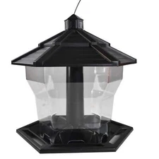 Pennington Earth Smart, Black Recycled Plastic Hopper Wild Bird Feeder