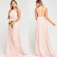 Show Me Your Mumu Amanda Maxi Dress Dusty Blush Size Small M