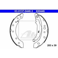 ATE Bremsbackensatz Bremsbacken Hinten FüR Peugeot 206 SchräGheck 2A/C