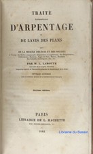 Traité élémentaire d'arpentage et de lavis des plans L. Lamotte 1842